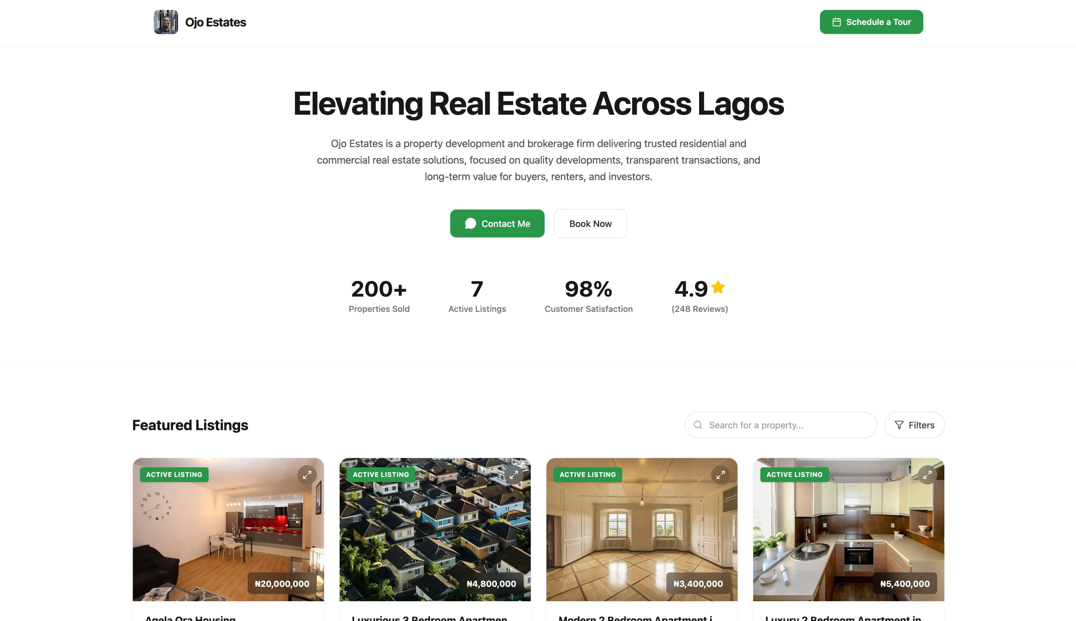 Listing Platform Preview Main